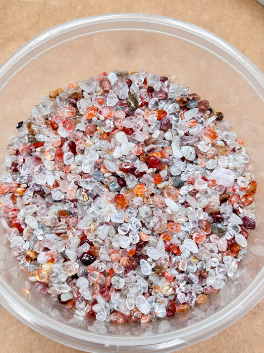Fire Quartz Chips - 500g