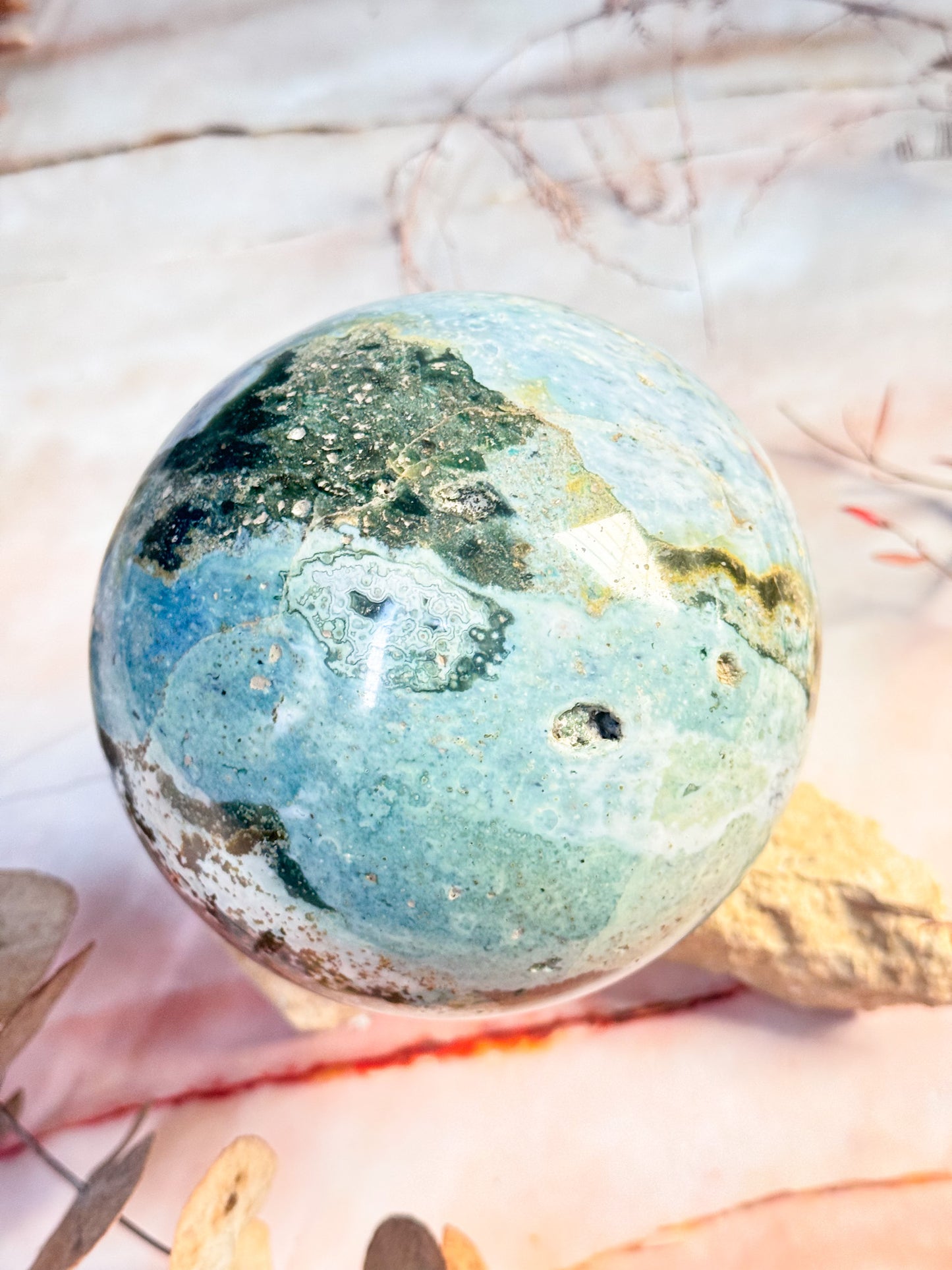 Ocean Jasper Sphere
