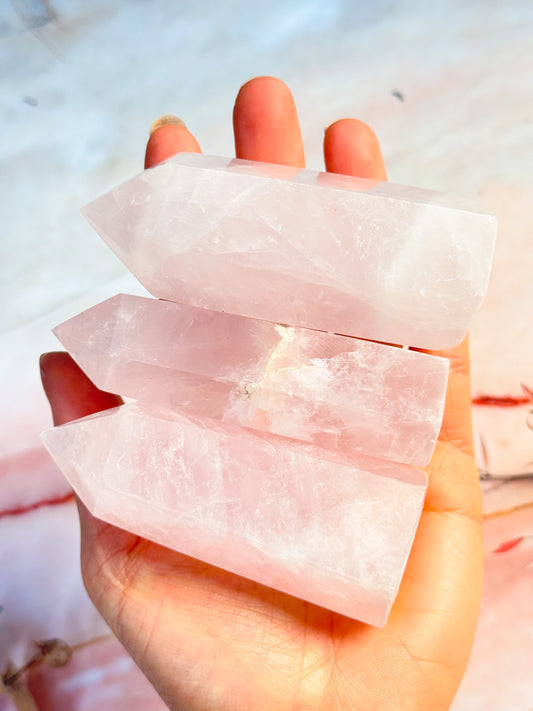 Rose Quartz Chunky Points