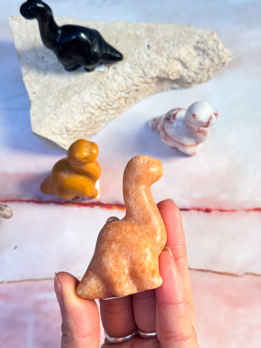 Crystal Dinosaur Carvings