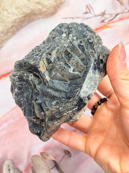 Black Fluorite Cubic Cluster