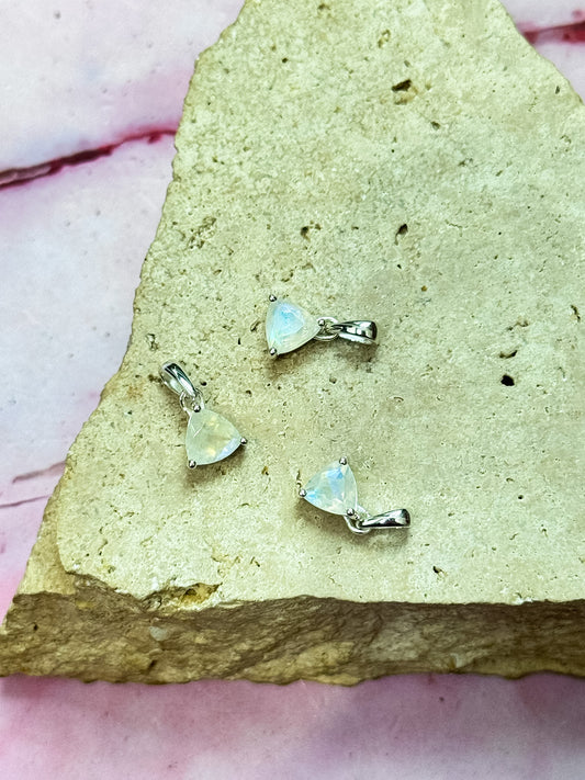 Dainty Moonstone Pendants