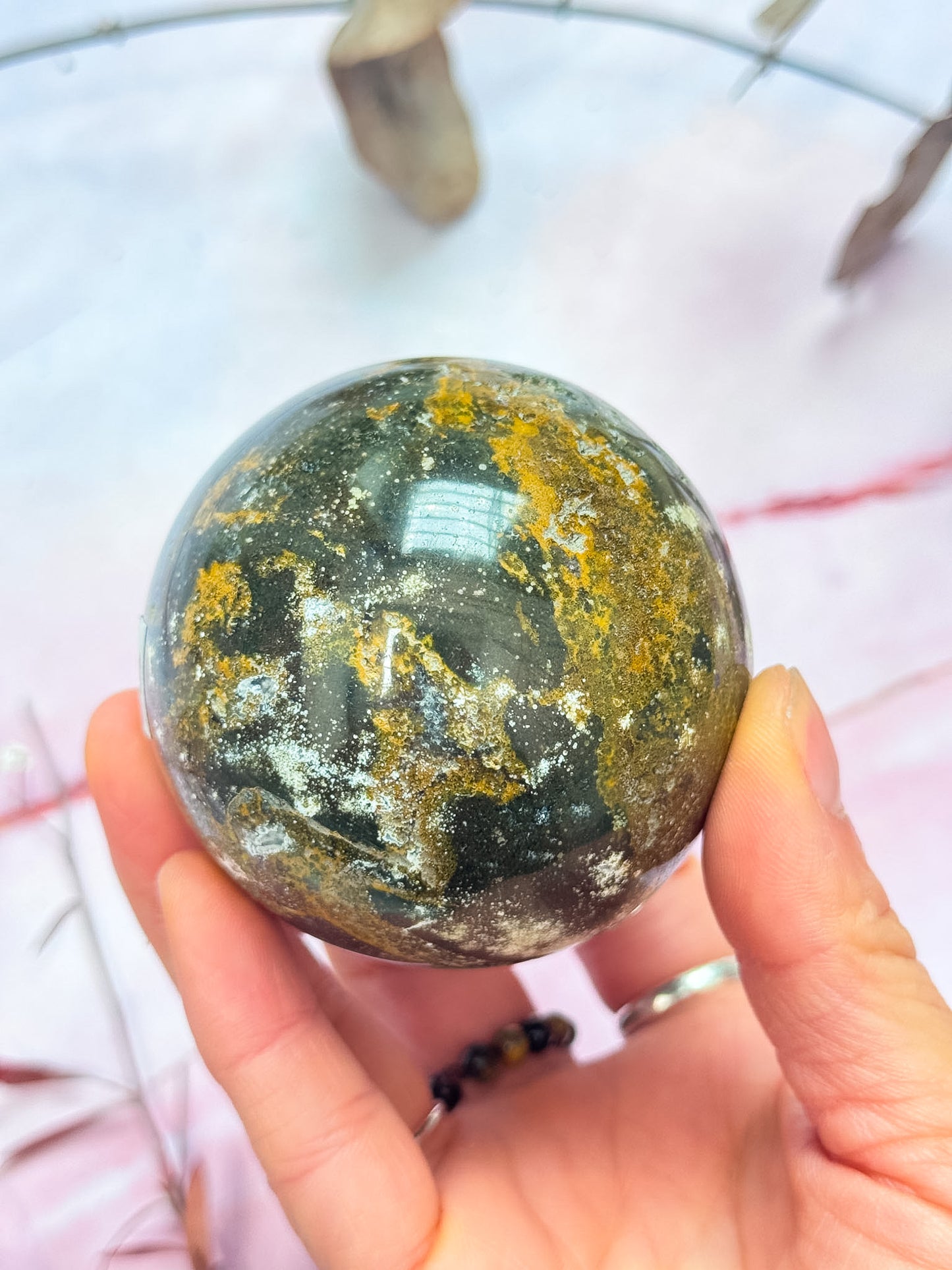 Ocean Jasper Sphere