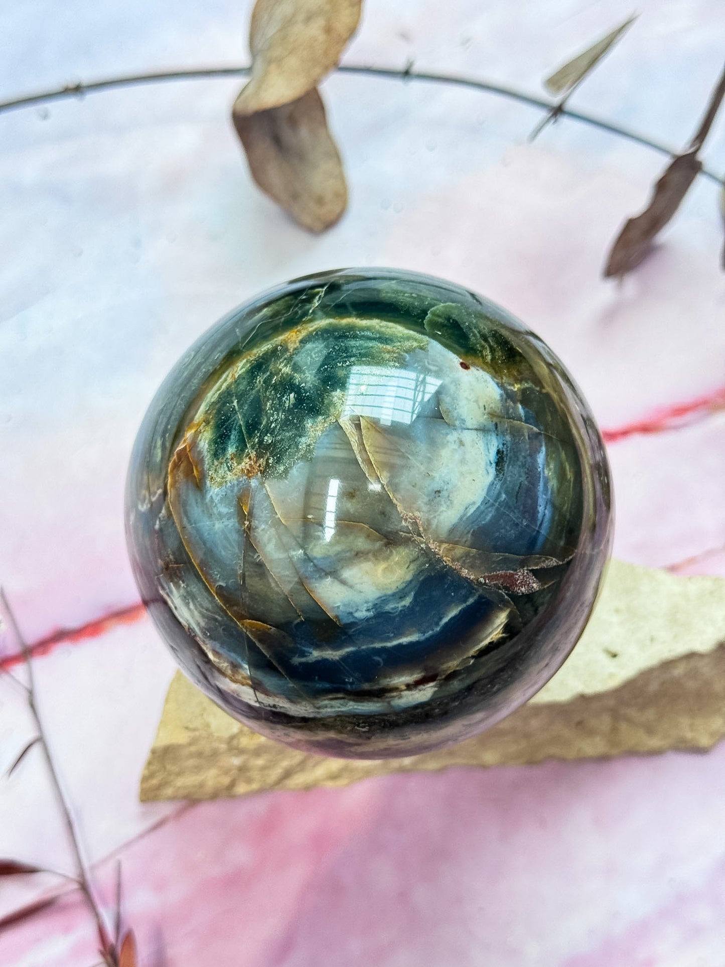 Ocean Jasper Sphere