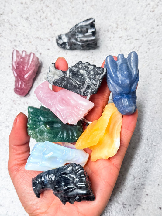 Crystal Dragon Skulls