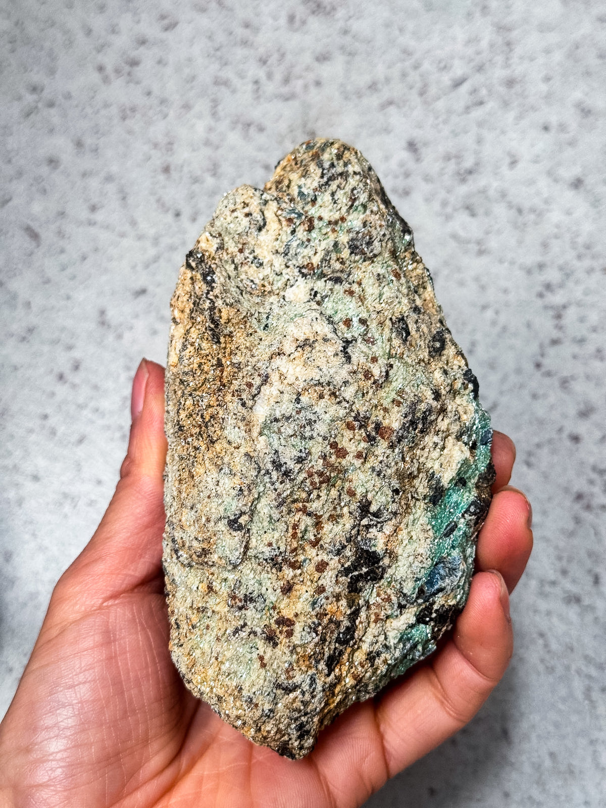 Kyanite in Fuschite Rough