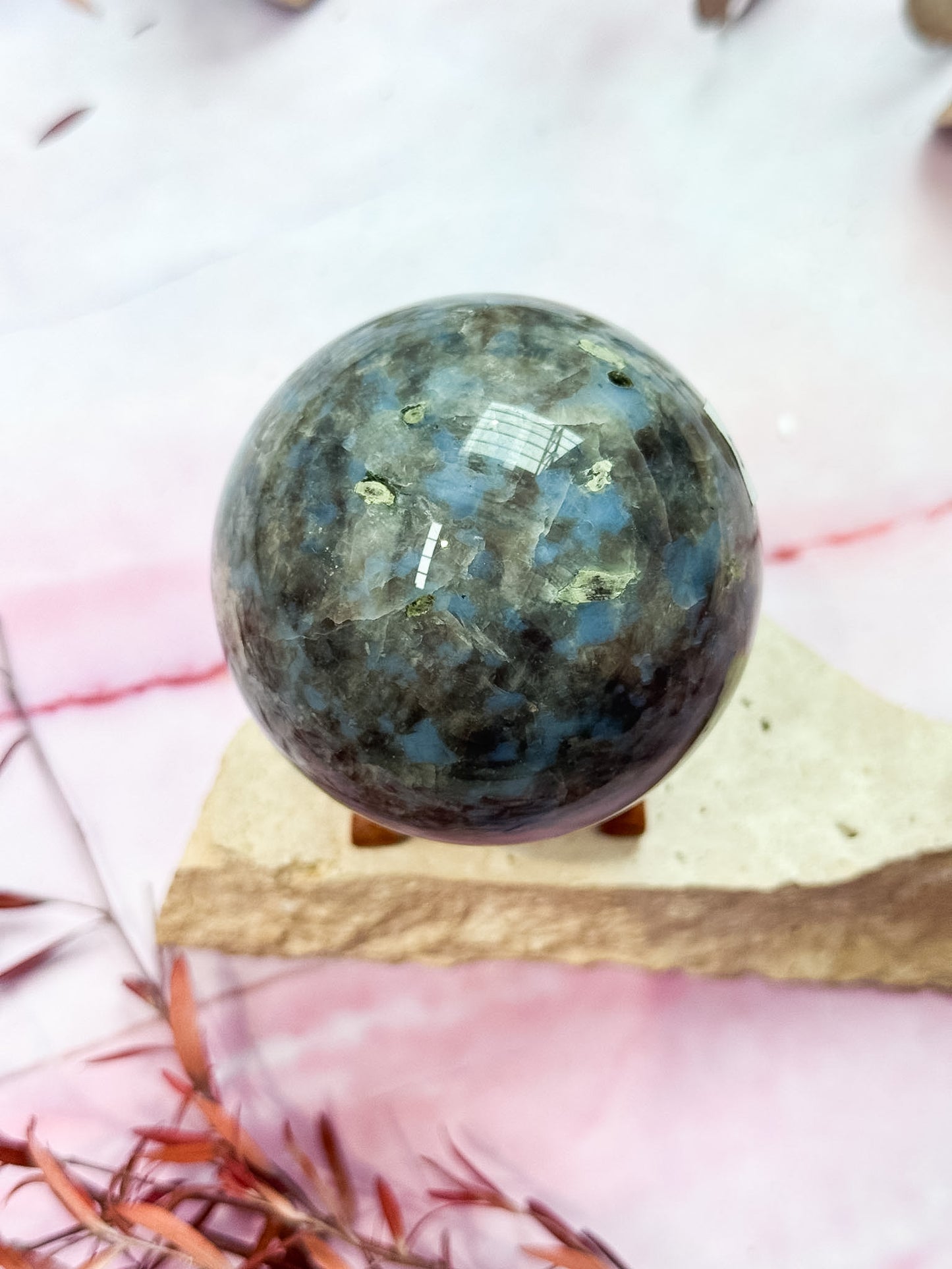 Periwinkle Opal Sphere