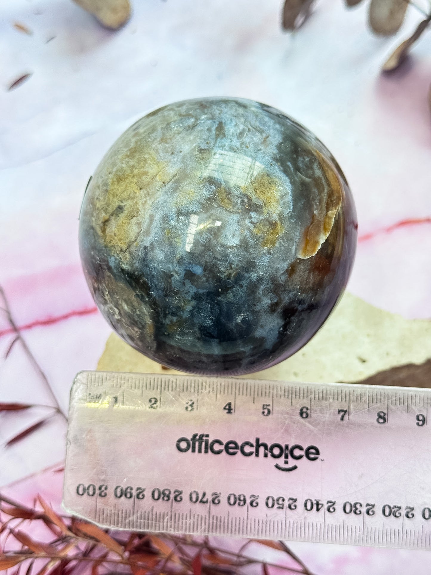 Purple Ocean Jasper Sphere