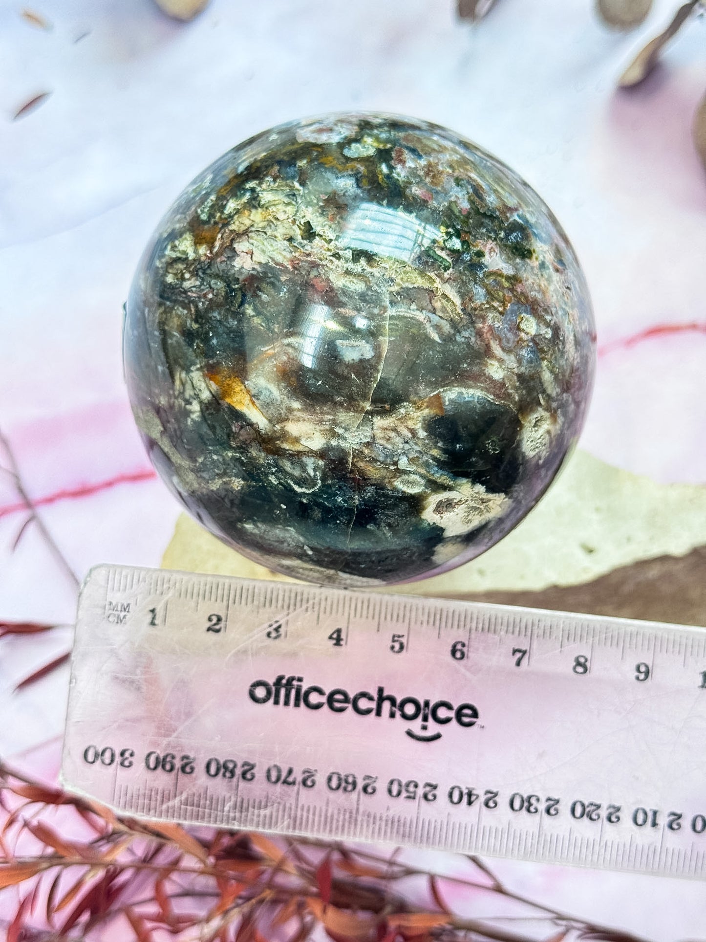 Purple Ocean Jasper Sphere