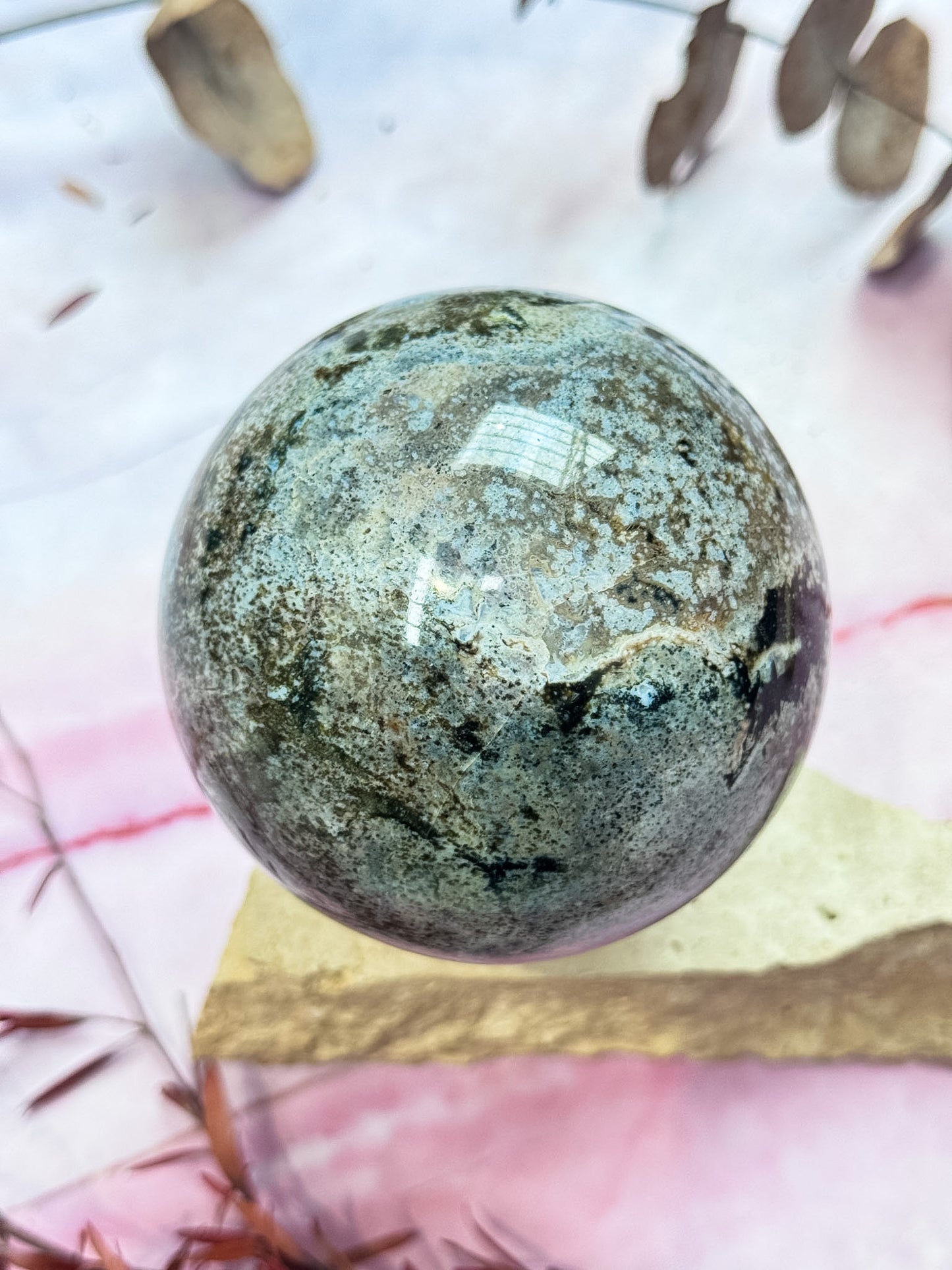 Purple Ocean Jasper Sphere