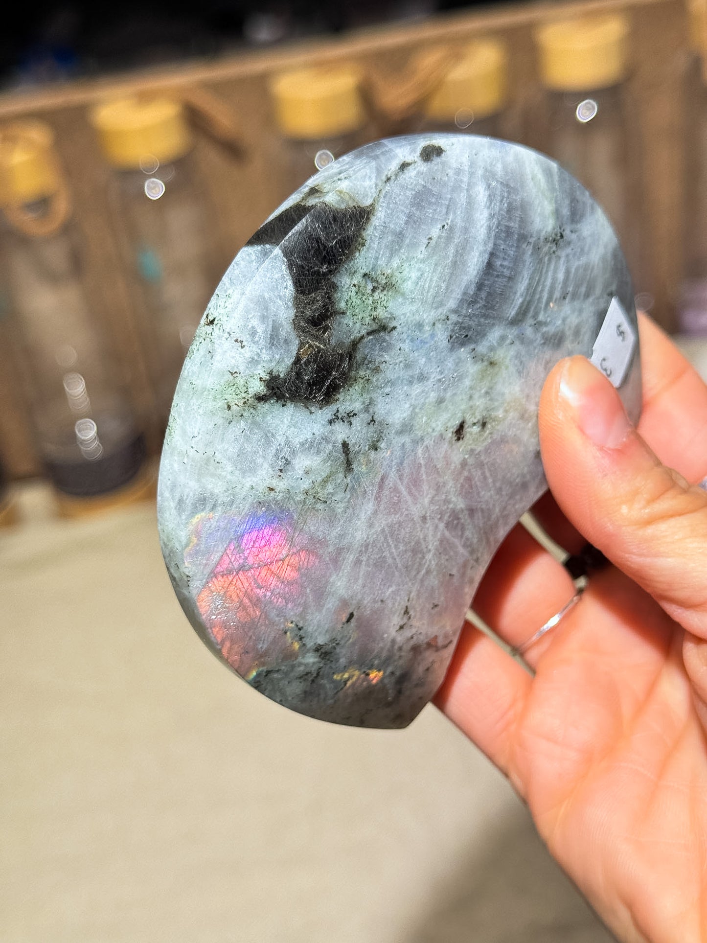 Purple Labradorite Moon