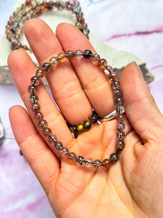 Copper Rutile Quartz Bracelets