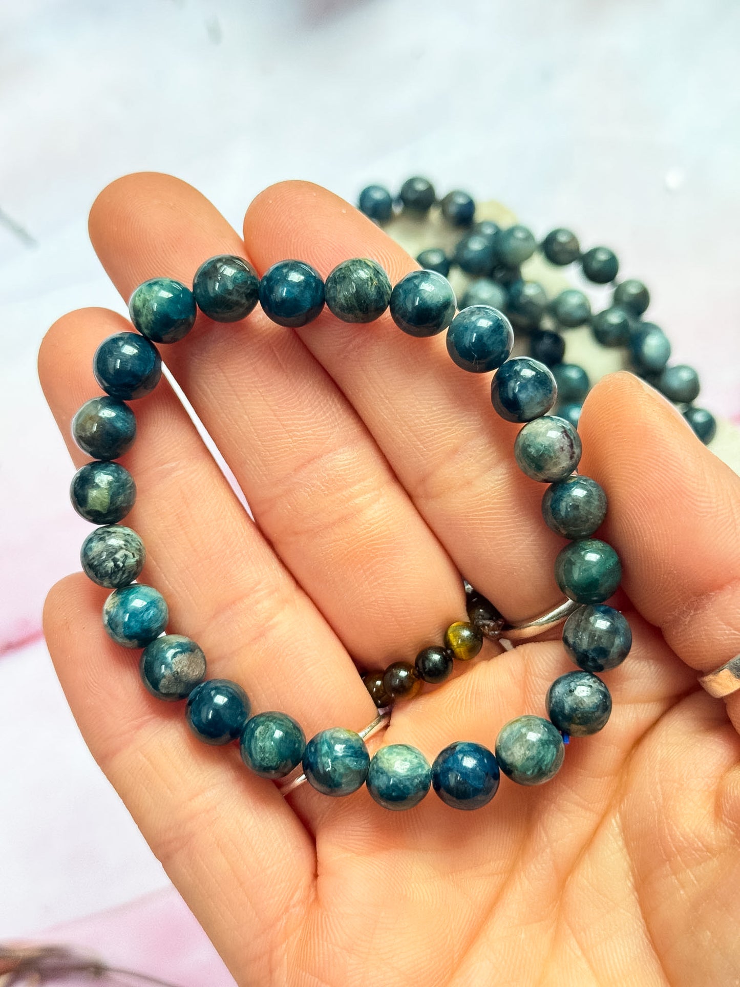 Blue Tourmaline Bracelets