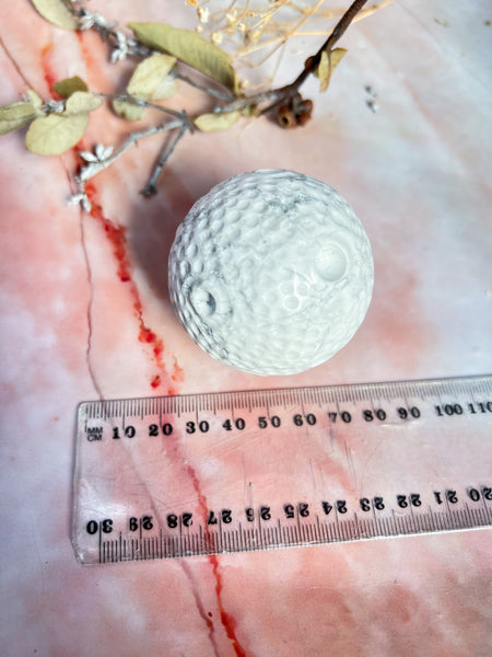 Howlite Moon Spheres