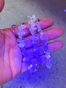 UV Reactive Petroleum Quartz Bracelets