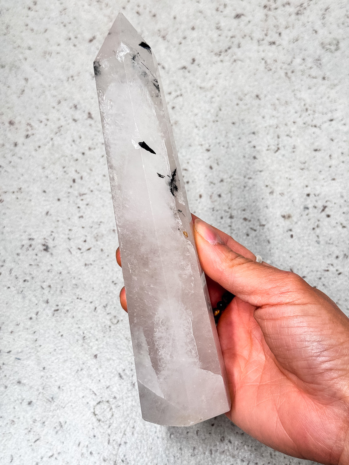 Tourmilated Quartz Tower