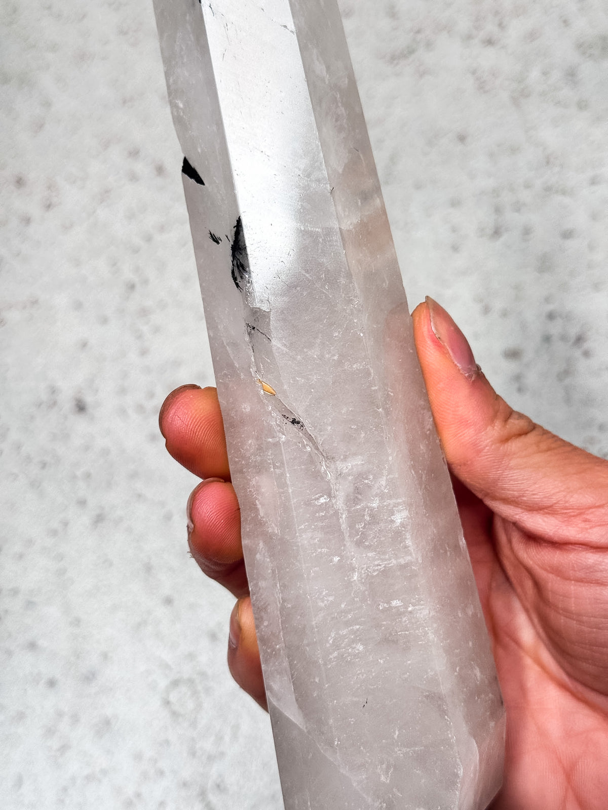 Tourmilated Quartz Tower