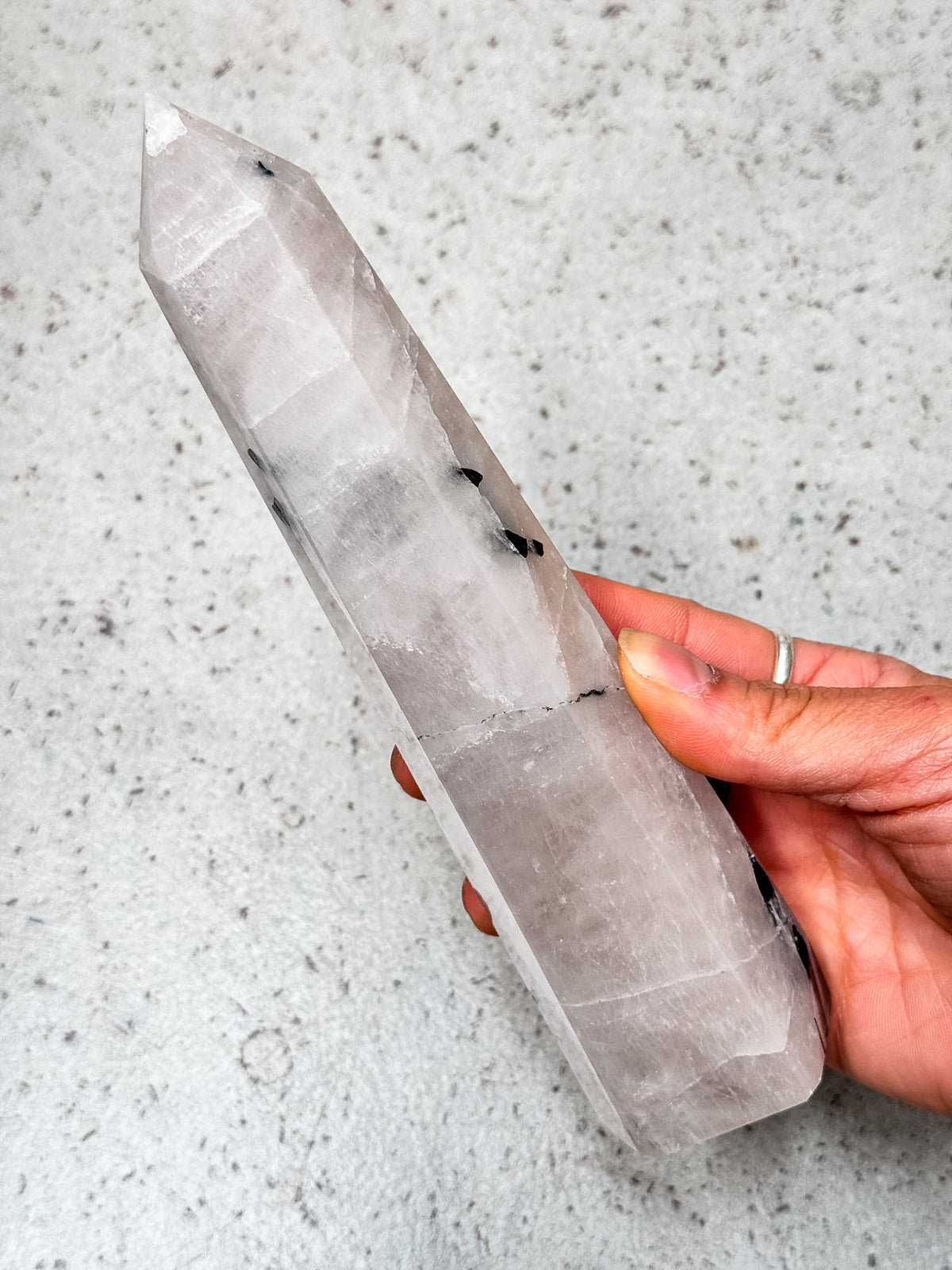 Tourmilated Quartz Tower