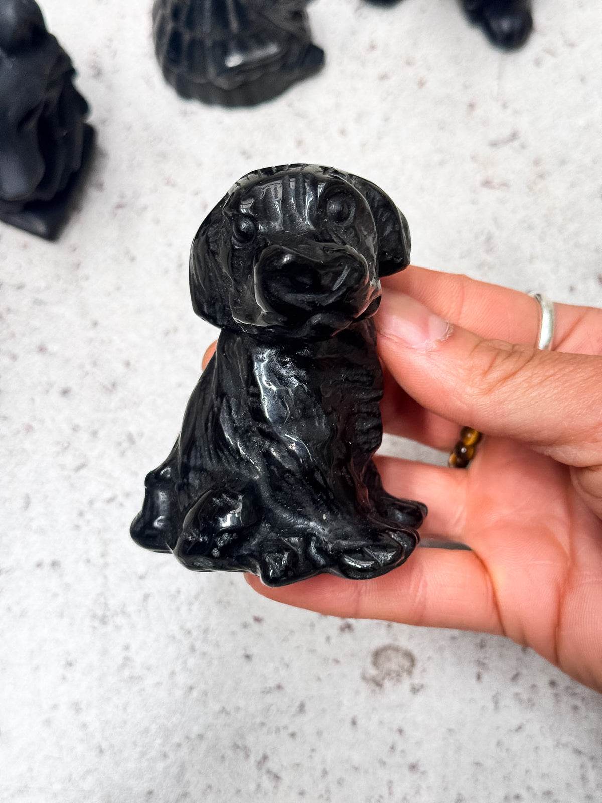 Obsidian Carvings