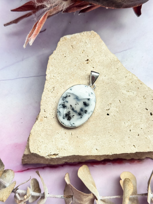 Dendritic Opal Pendant