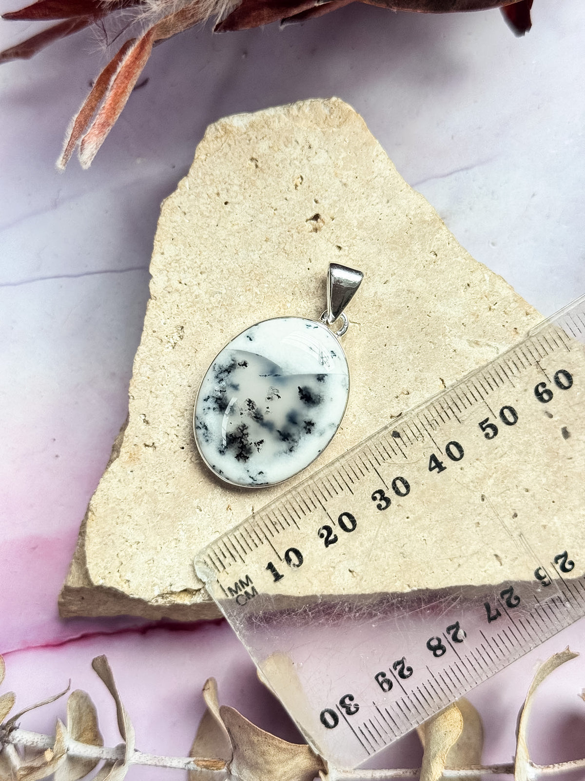 Dendritic Opal Pendant