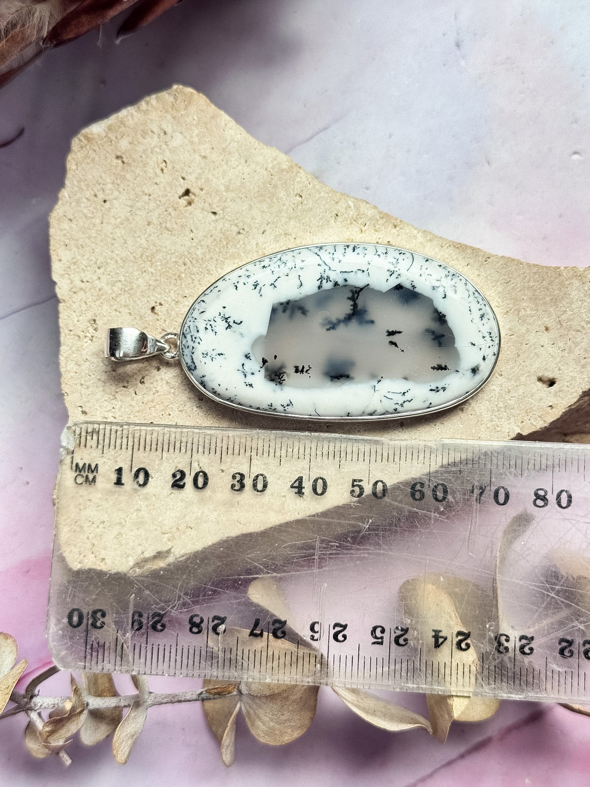 Statement Dendritic Opal Pendant