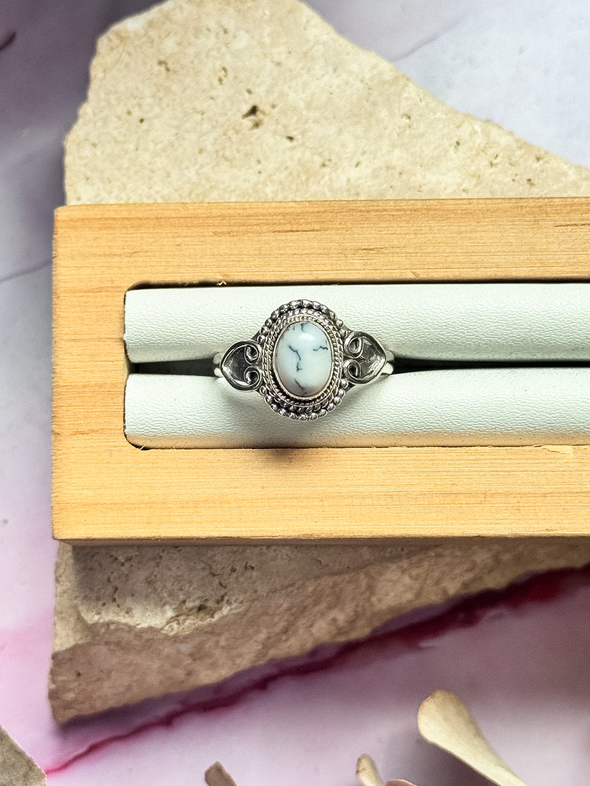 Dendritic Opal Rings