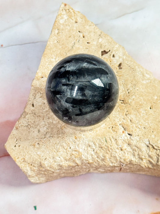 Tourmilated Quartz Spheres