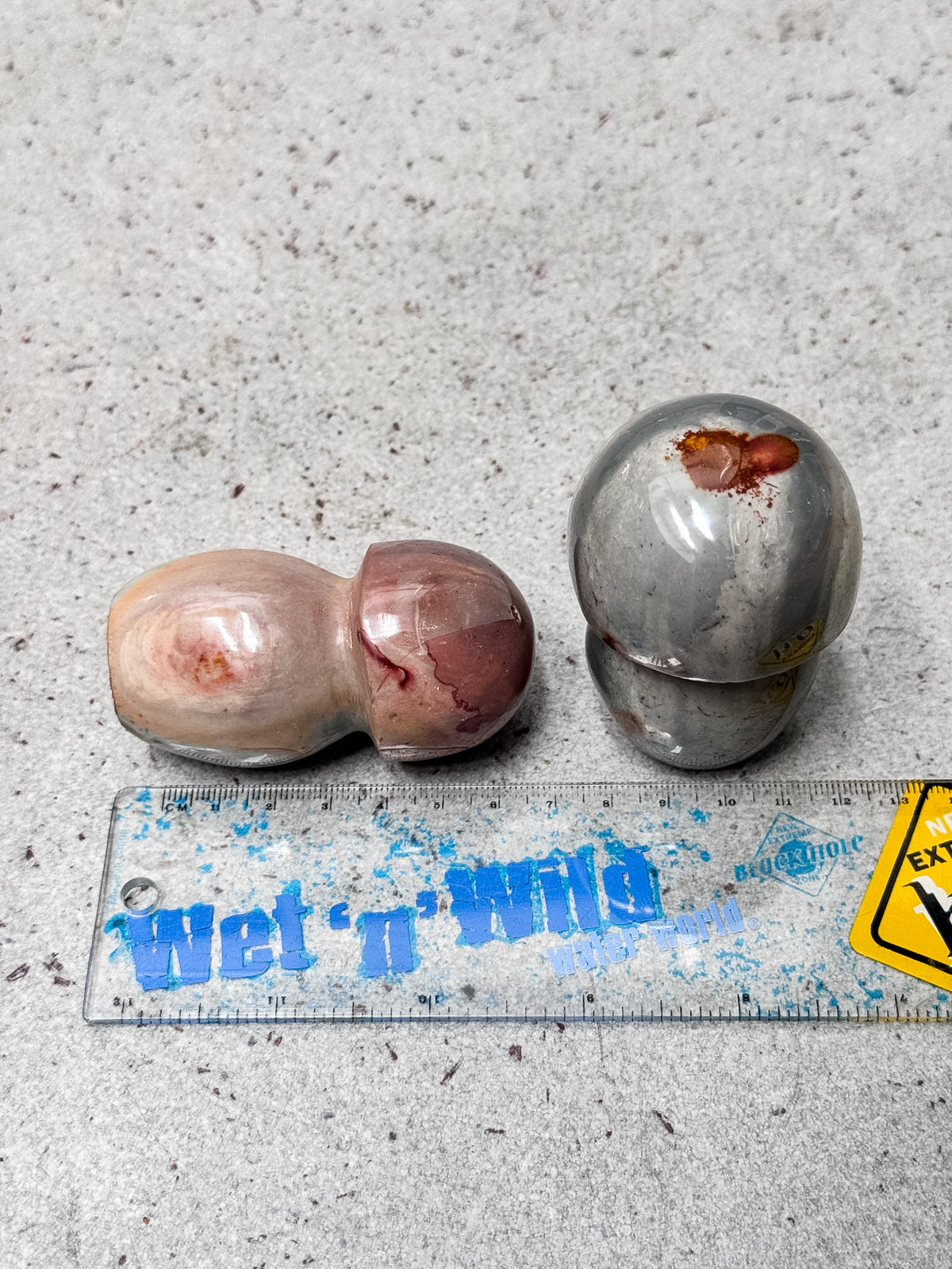 Polychrome Jasper Mushrooms