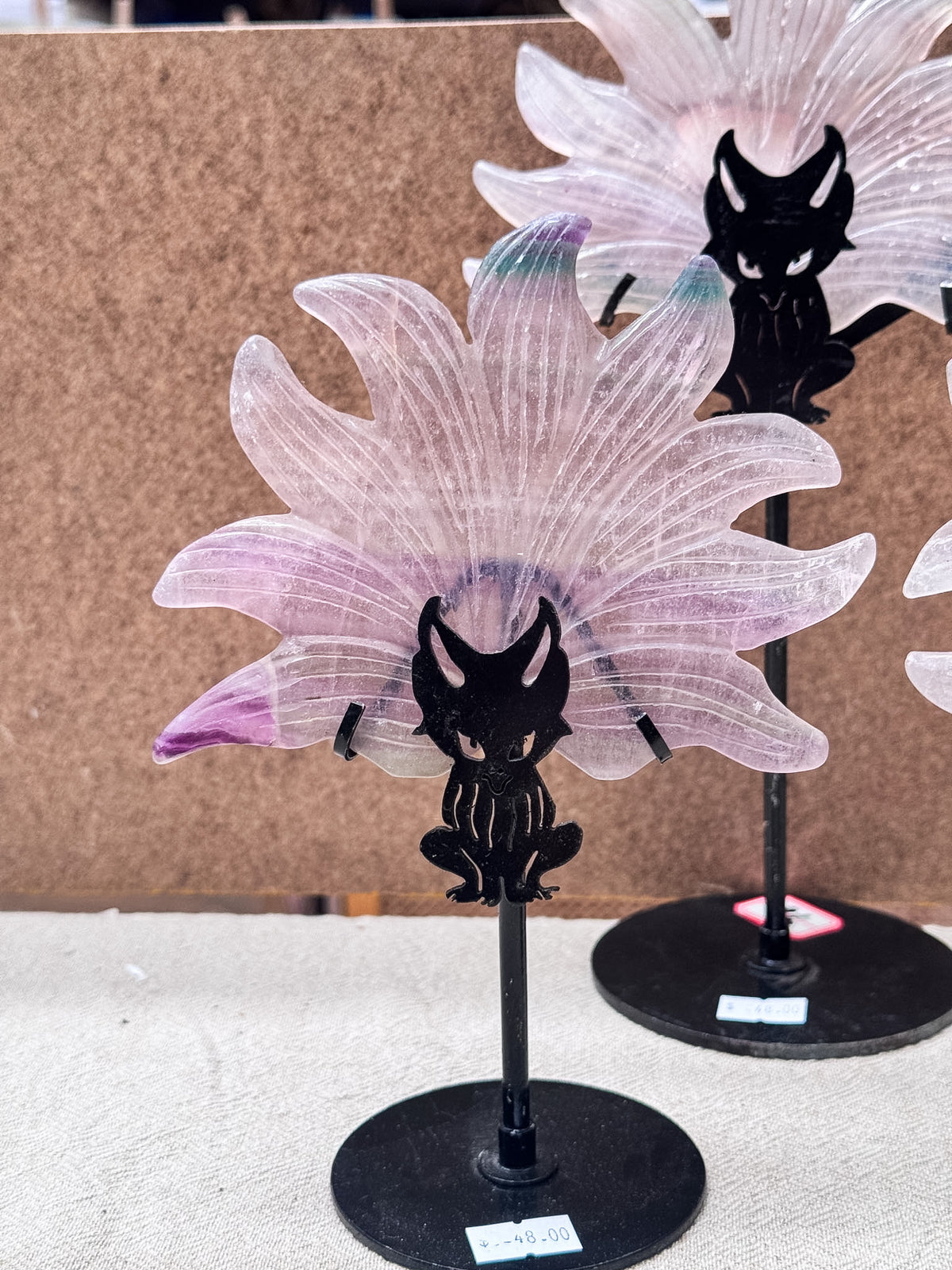 Fluorte Kitsune Carvings