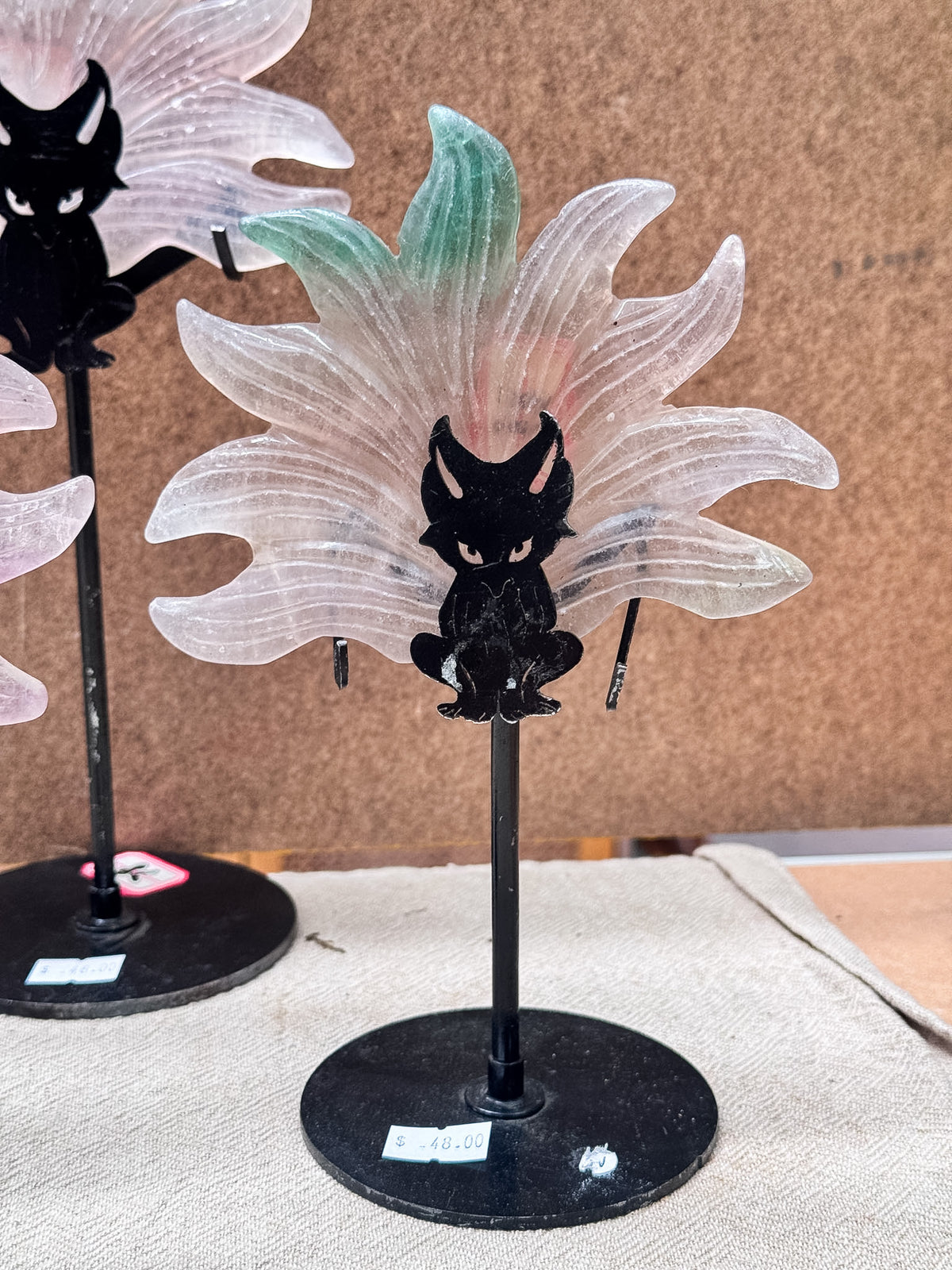 Fluorte Kitsune Carvings