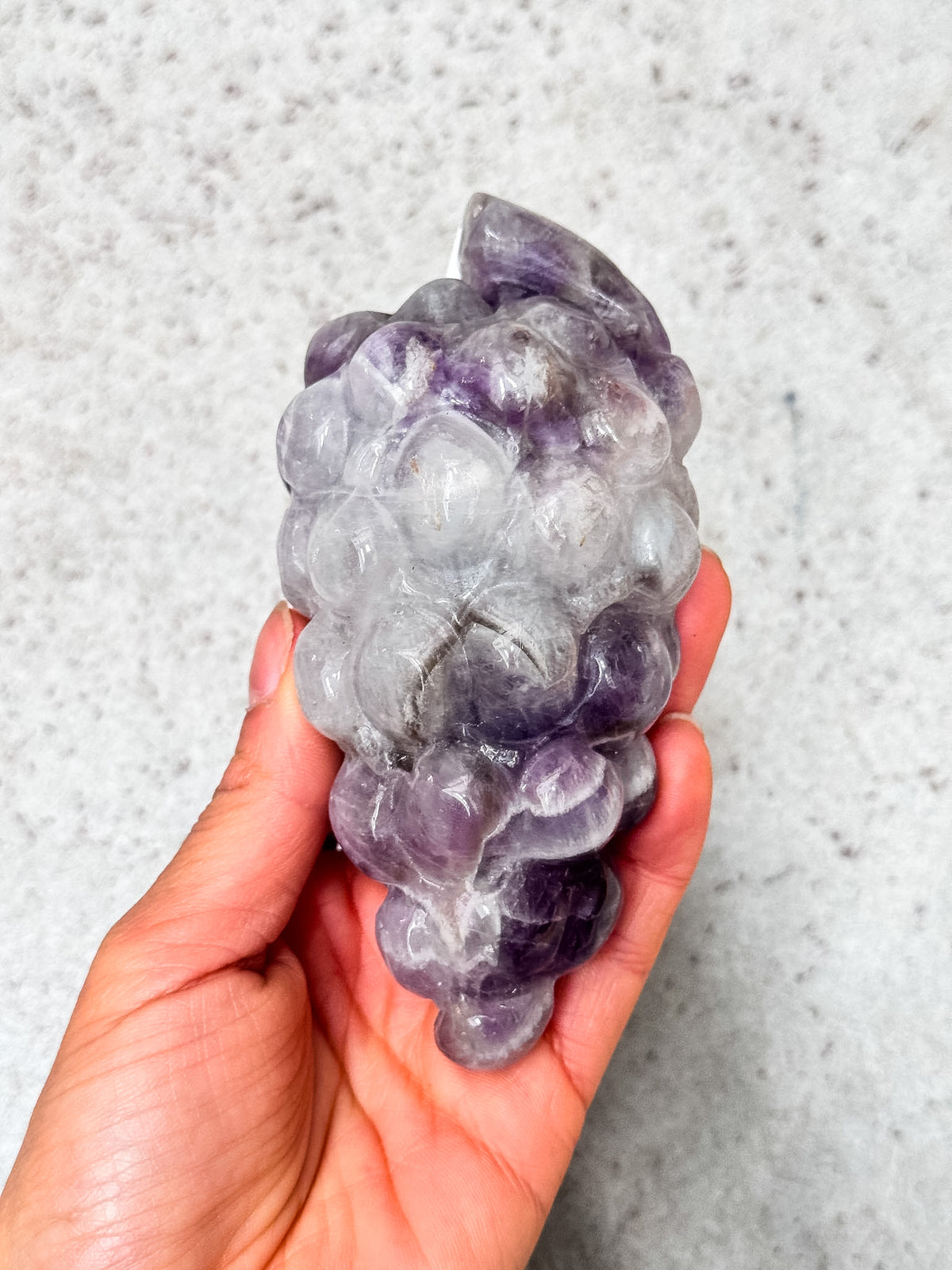 Amethyst Grape Carving