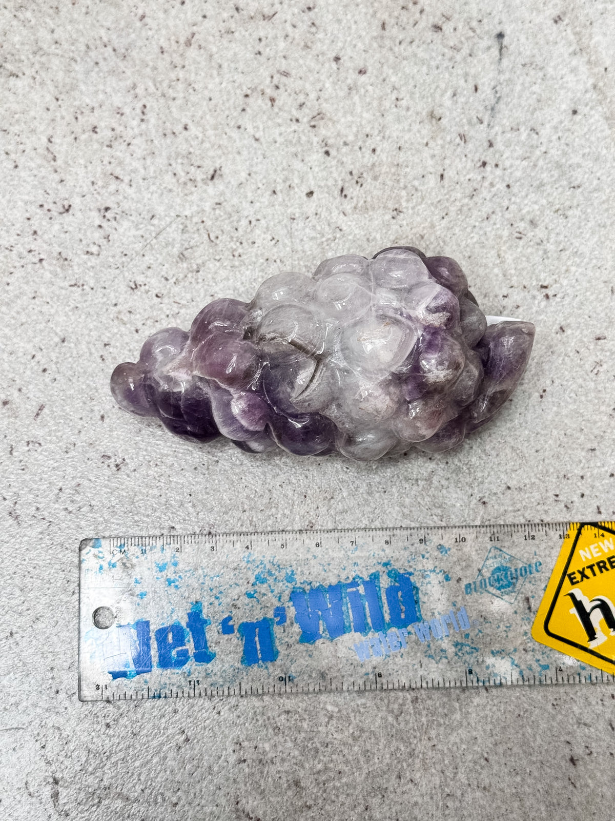 Amethyst Grape Carving