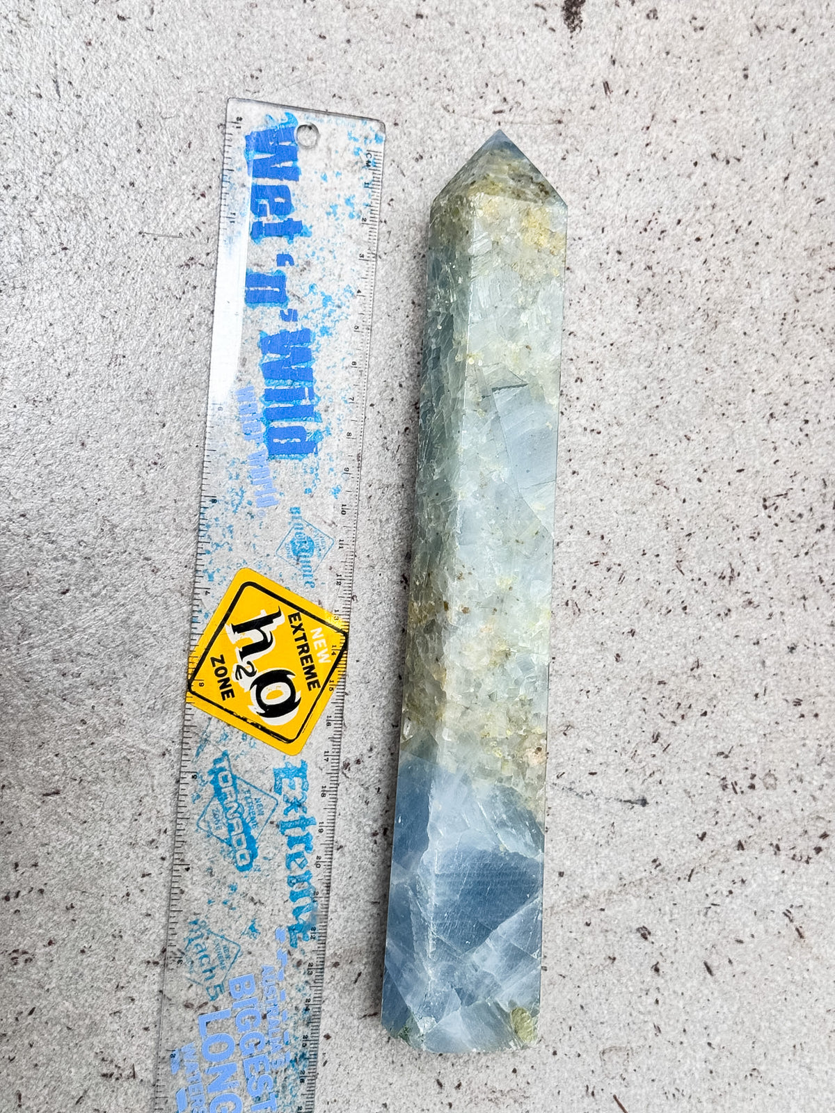 Blue Calcite Tower