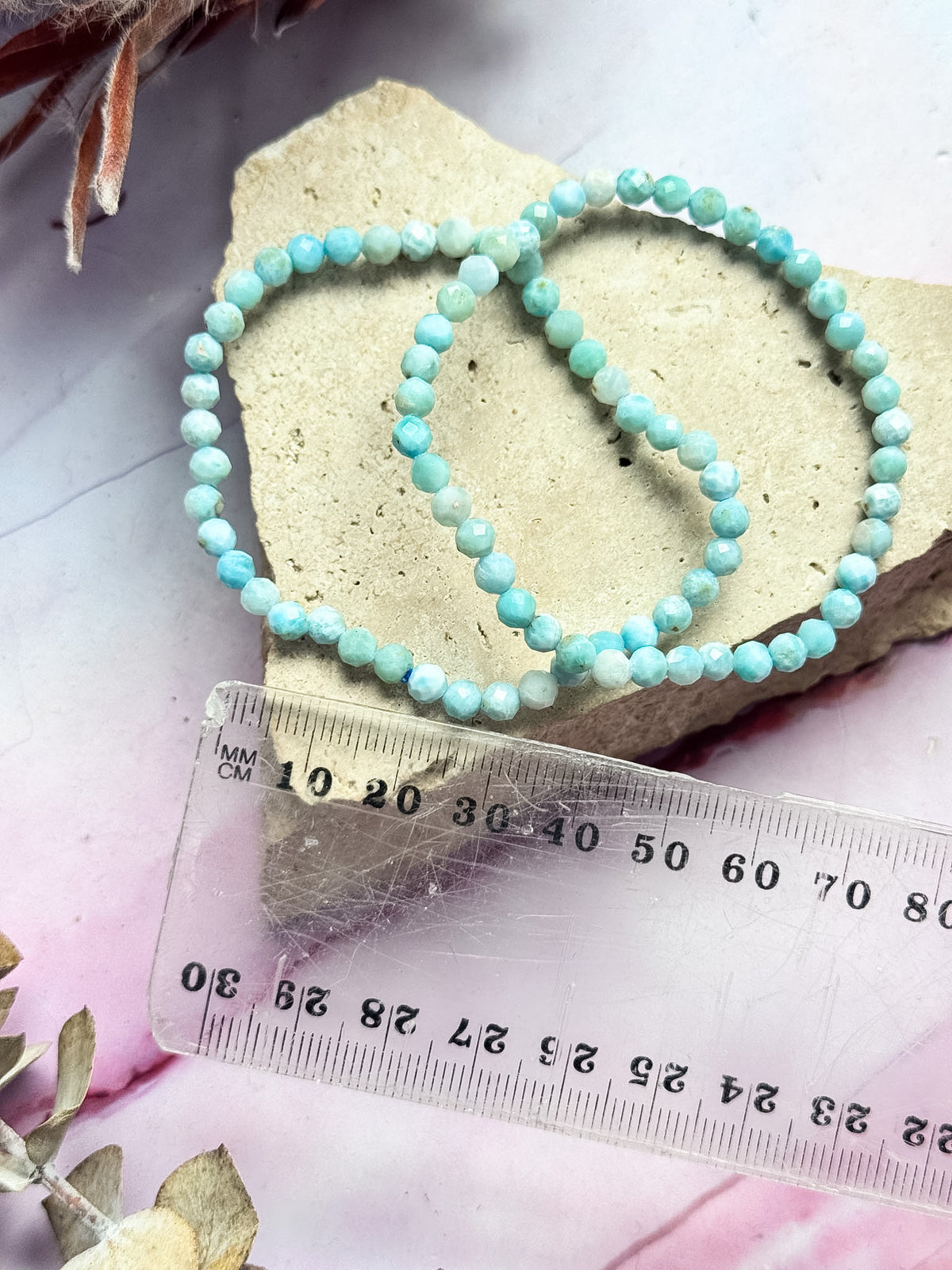 Faceted Larimar Bracelets