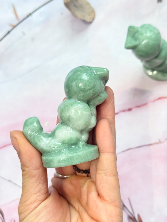 Serpentine Caterpie Carvings