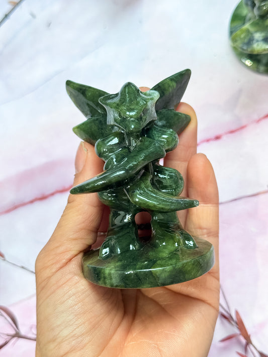 Serpentine Scyther Carvings