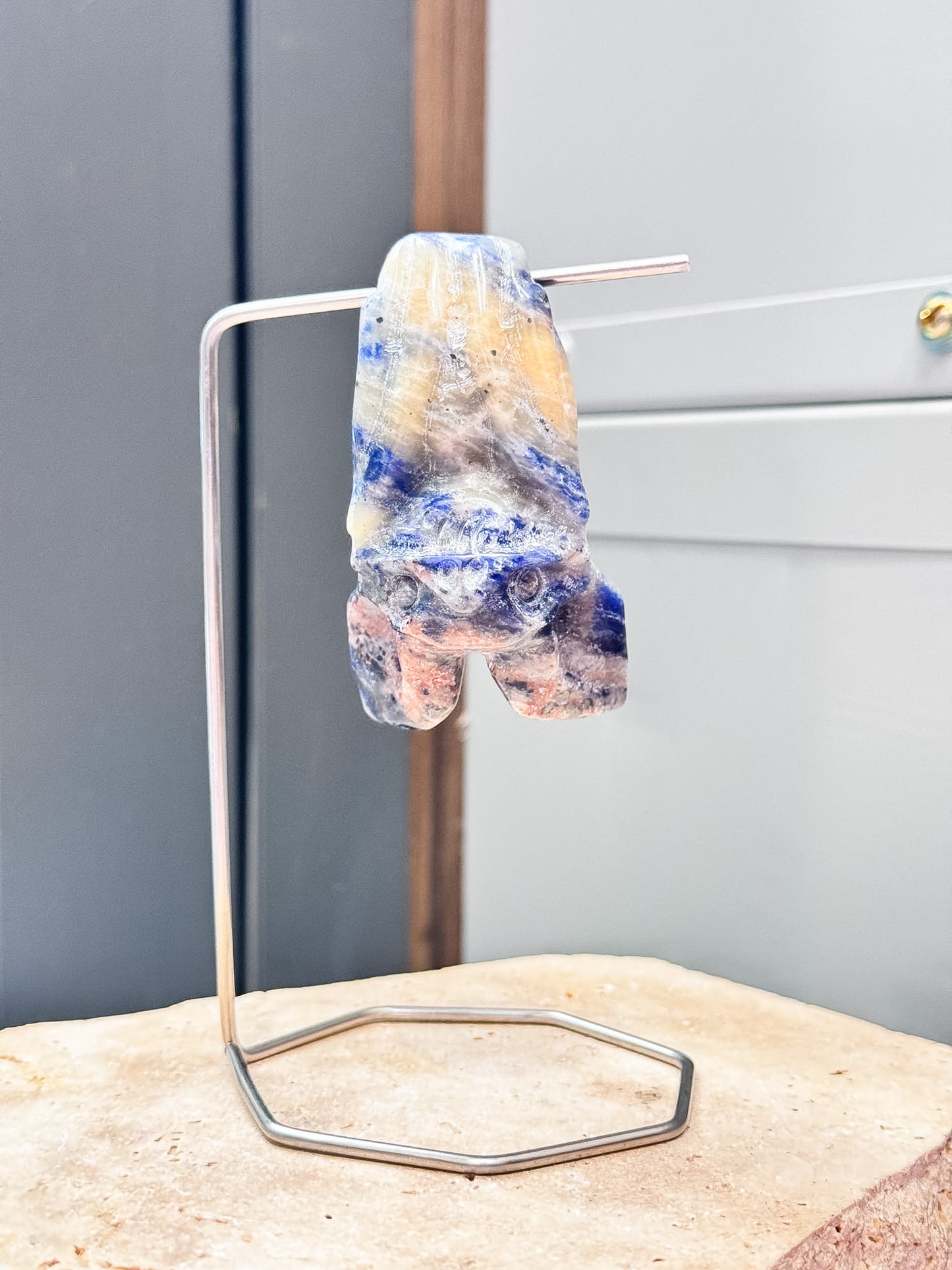 Sodalite Bat Hanging