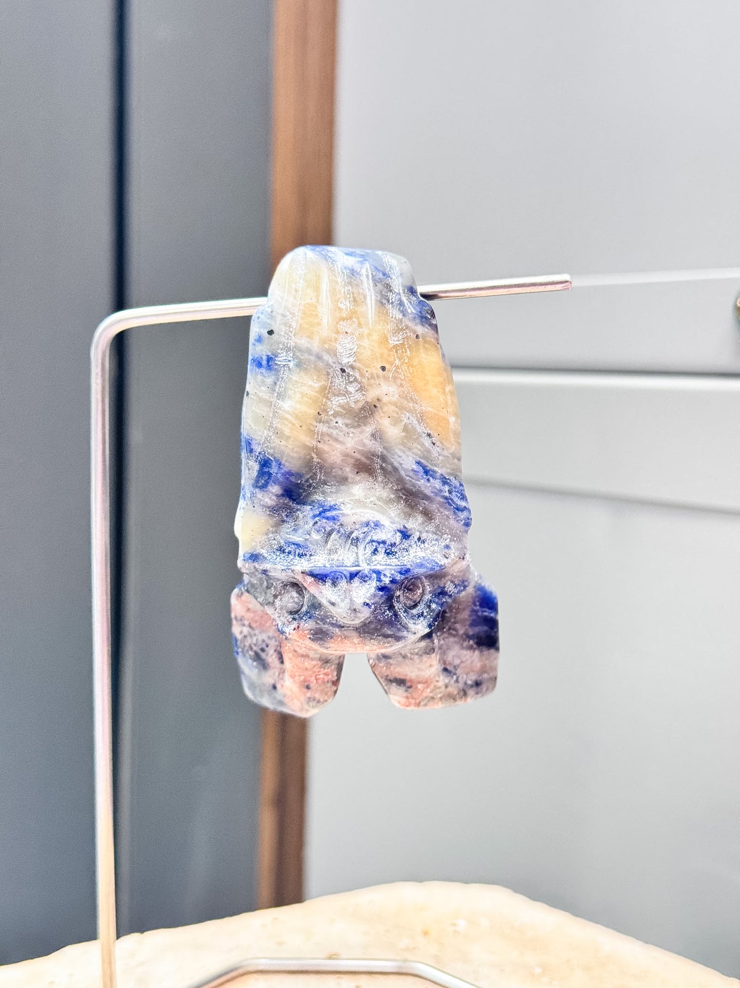 Sodalite Bat Hanging