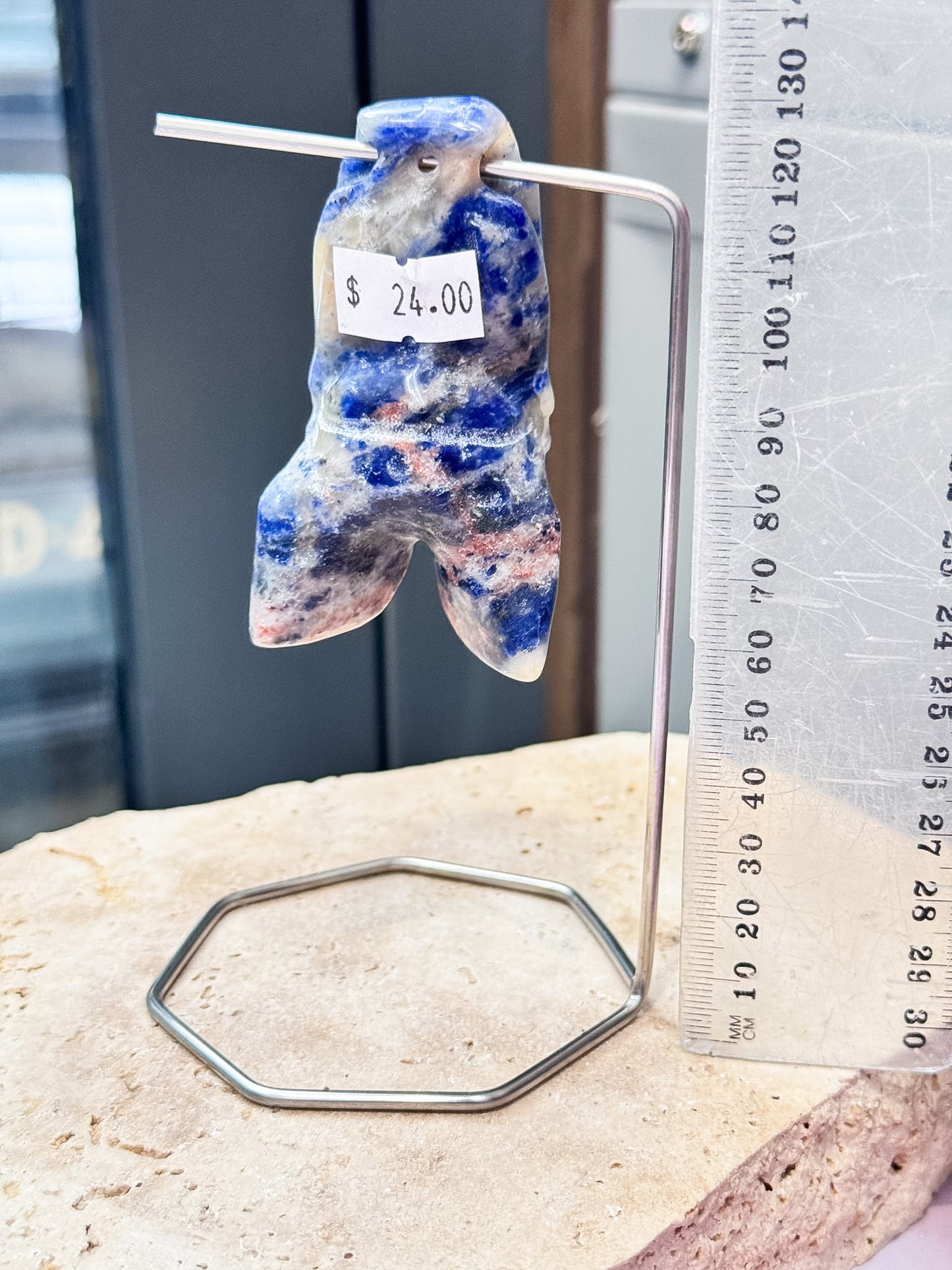 Sodalite Bat Hanging