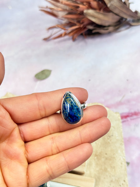 Azurite and Malachite Rings