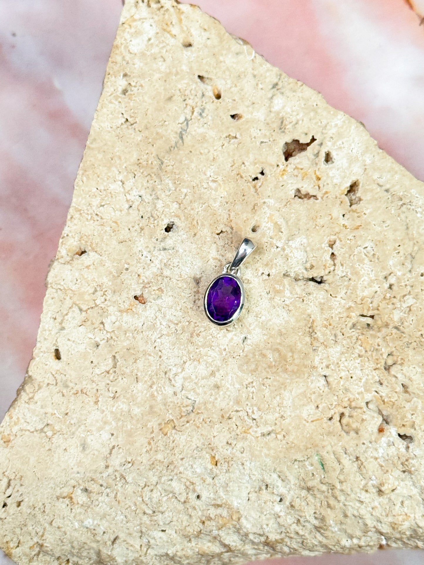 Dainty Amethyst Pendants