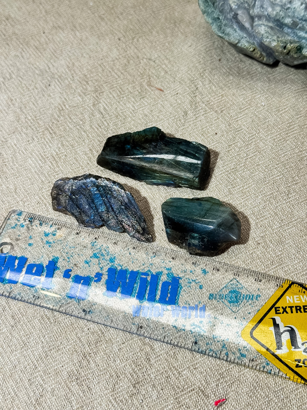 Labradorite Half-Polished Slices