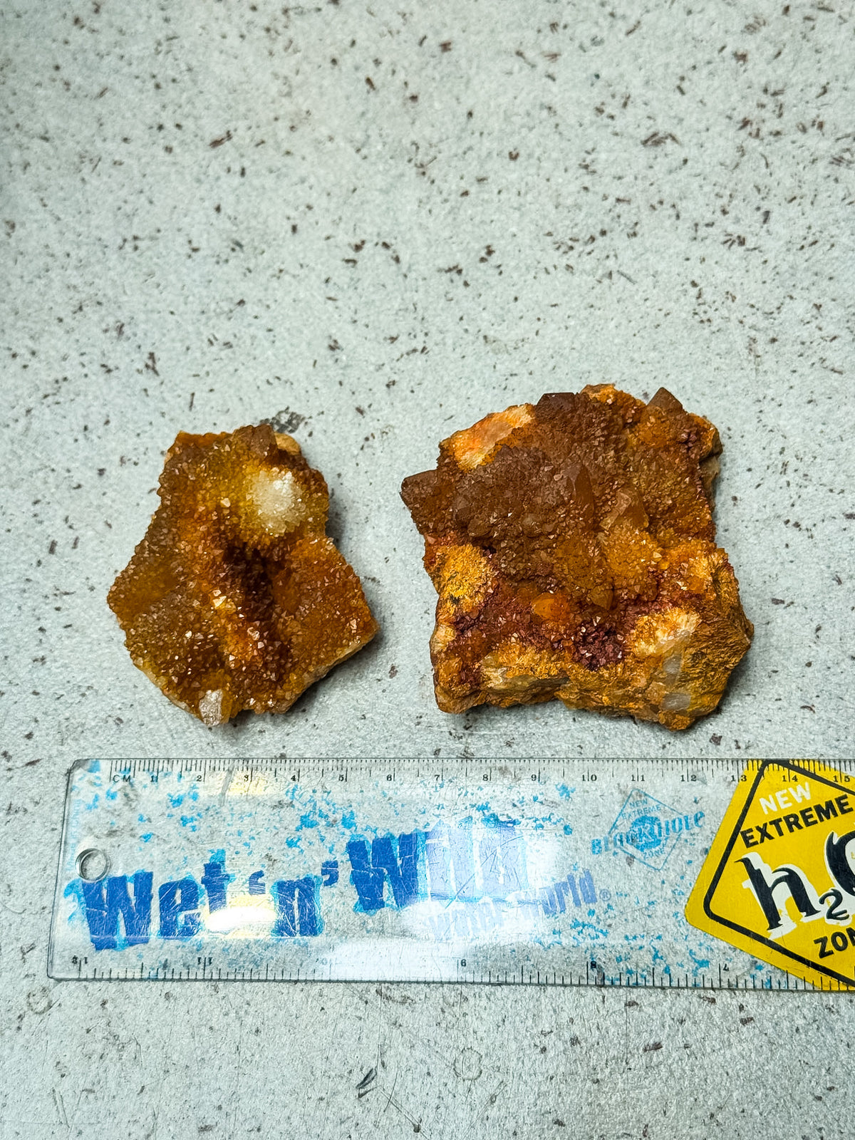 Limonite Spirit Quartz Clusters