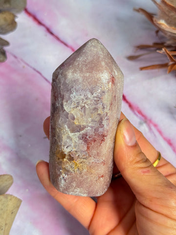 Pink Amethyst Point