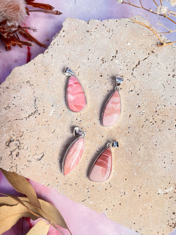 Australian Pink Opal Pendants