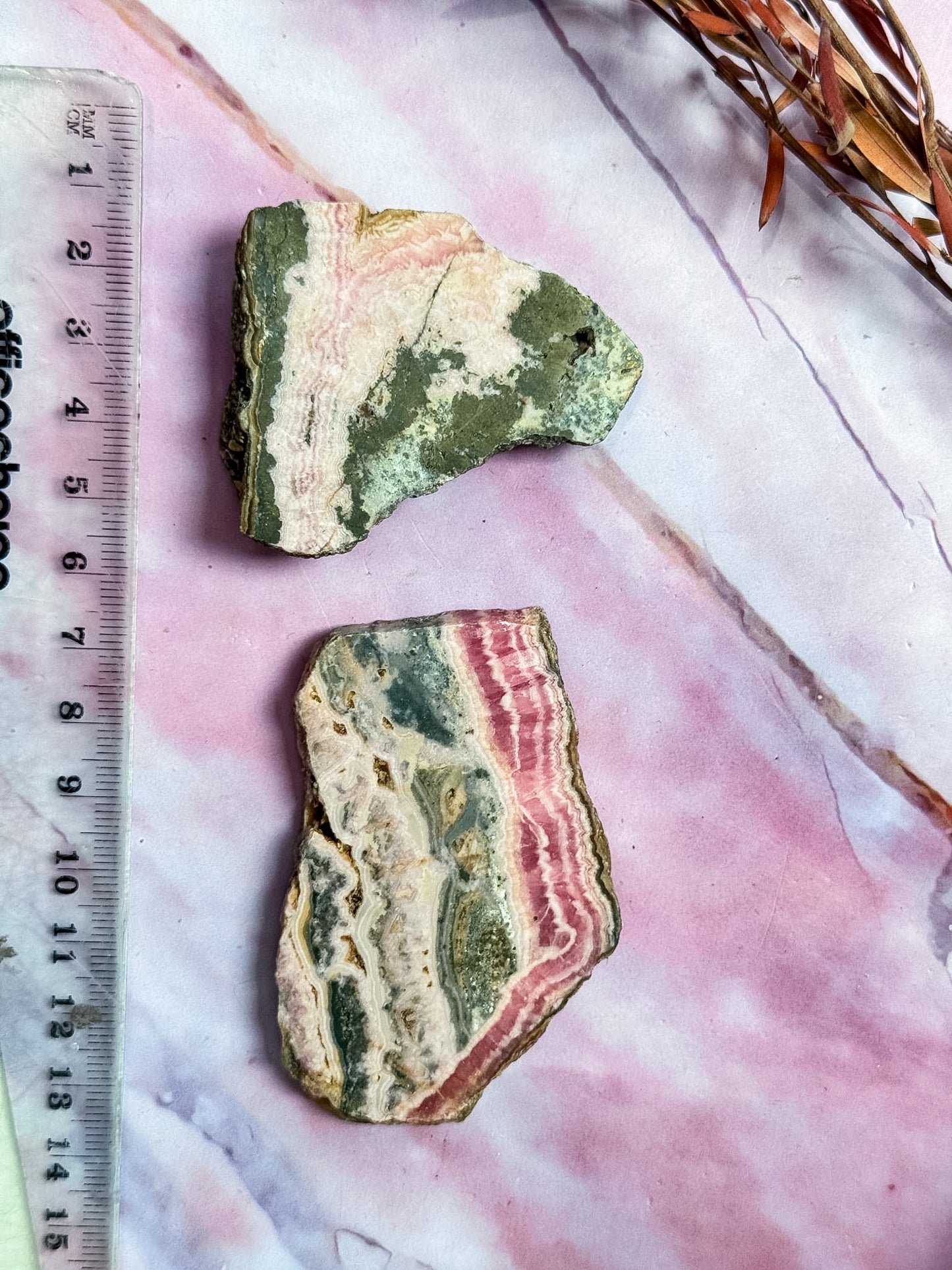 Rhodochrosite Slices