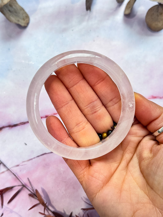 Rose Quartz Bangles