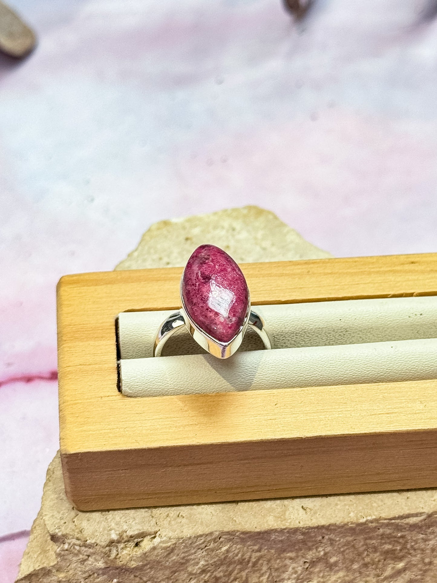 Thulite Ring - Size 6