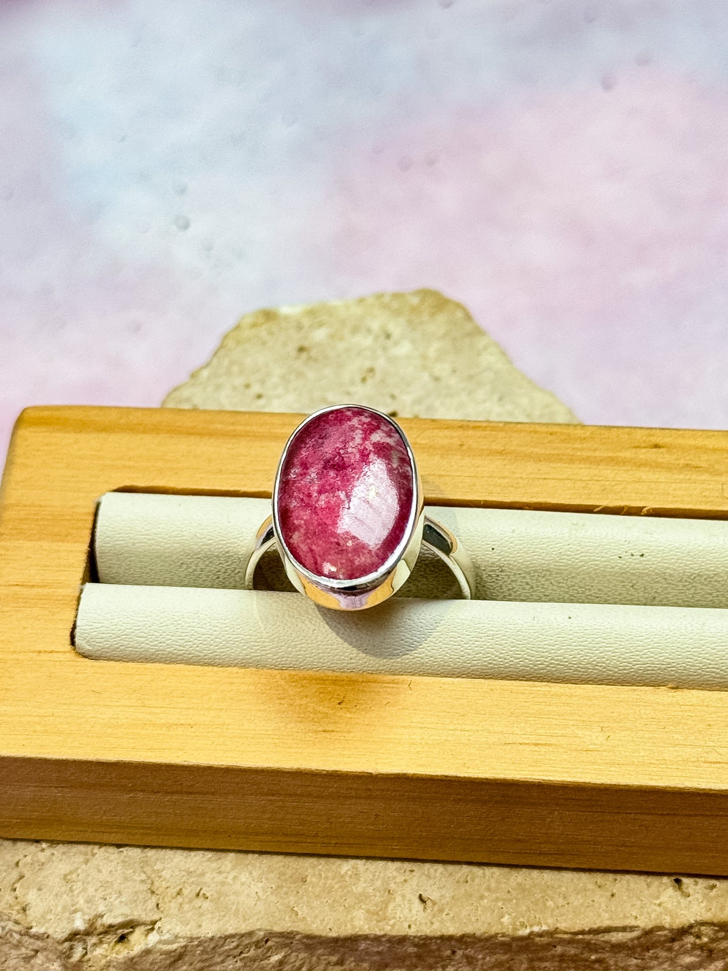 Thulite Ring - Size 8